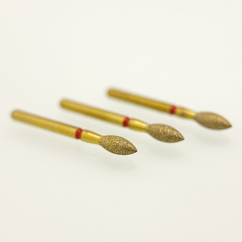 Dental Zirconia Diamond Bur FG Pointed Football Z368-023 5/PK